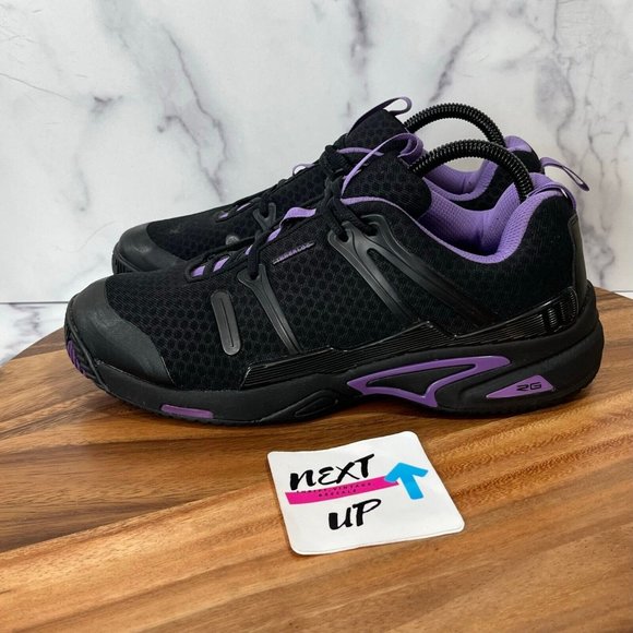 Wilson Shoes - Wilson Womens Tour Spin II-M Black Hard Court Athletic Tennis Shoes Size US 10